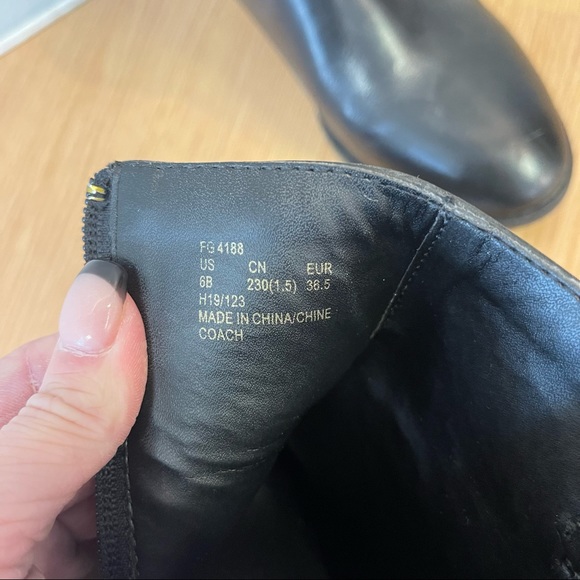 Coach “Leather Debi” Boots - Picture 4 of 8